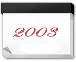 Mes interventions en 2003